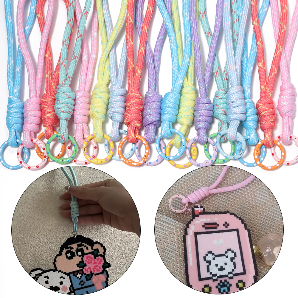 Car Accessories Hanging - 5 sztuk/partia Kolorowe Plecione Breloki Smycz