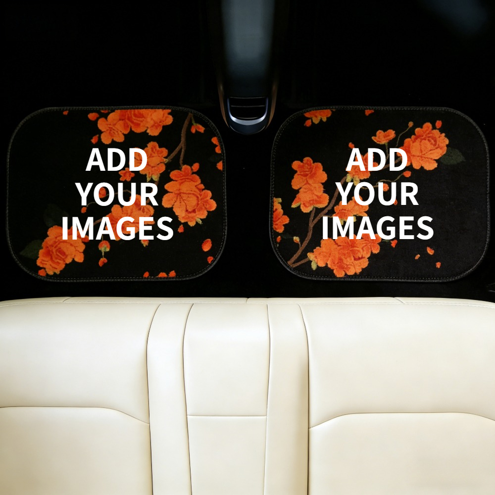Car Accessories For Interior - 1 Zestaw/2 Zestawy Personalizowanych Dywaników Samochodowych