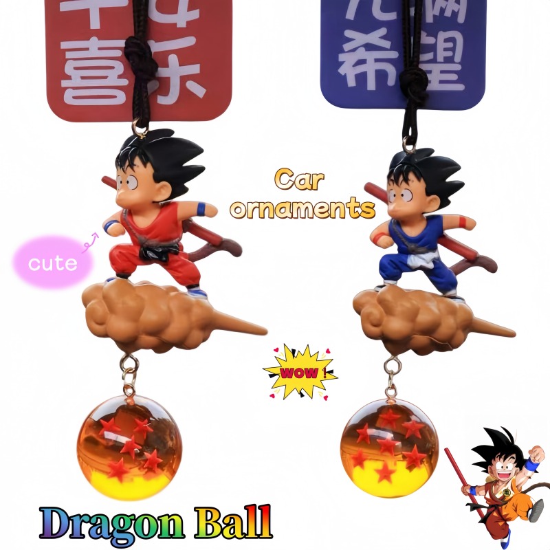 Car Accessories For Interior - Breloczek Dragon Ball Goku Latający Samochód