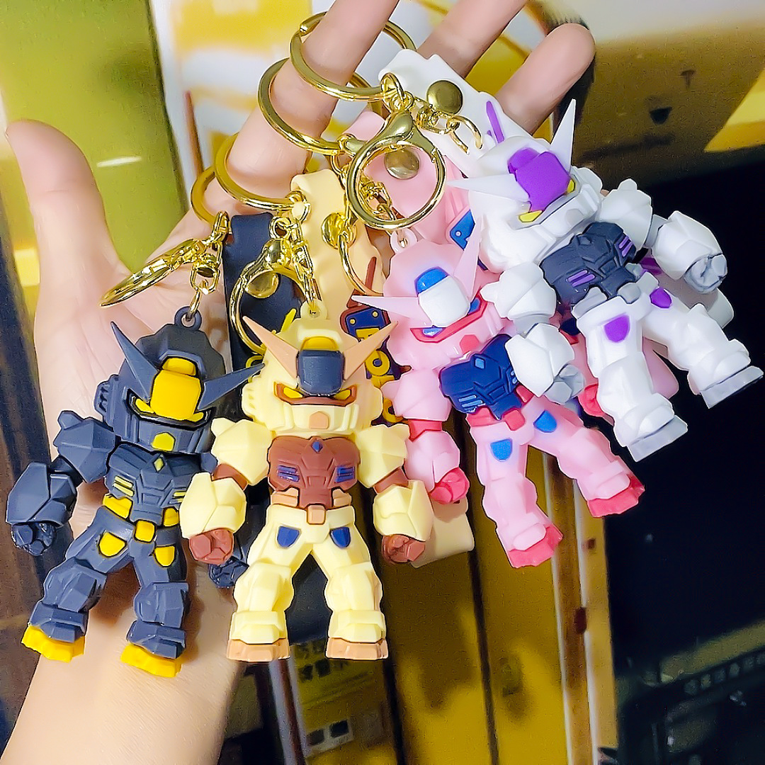 Car Accessories Hanging - 1/4 szt. Nowy brelok Gundam, lalka,