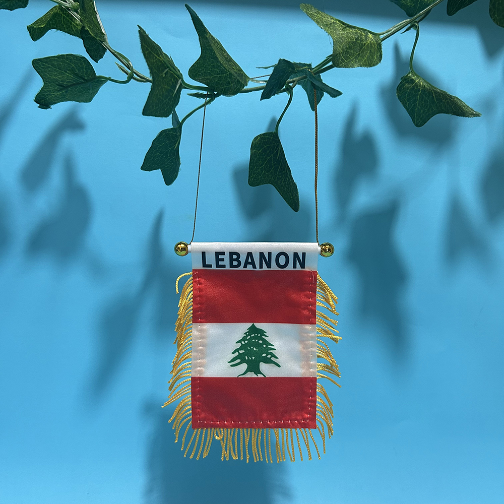 (SKY FLAG) Liban Flaga na szyb – Car Accessories Lebanon recenzja i cena