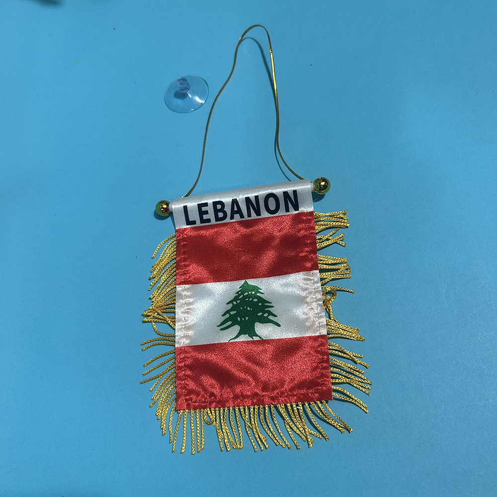 (SKY FLAG) Liban Flaga na szyb – Car Accessories Lebanon recenzja i cena