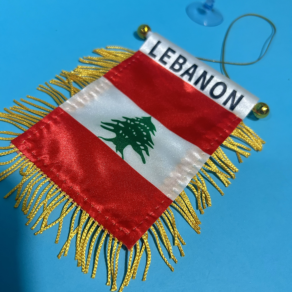 (SKY FLAG) Liban Flaga na szyb – Car Accessories Lebanon recenzja i cena