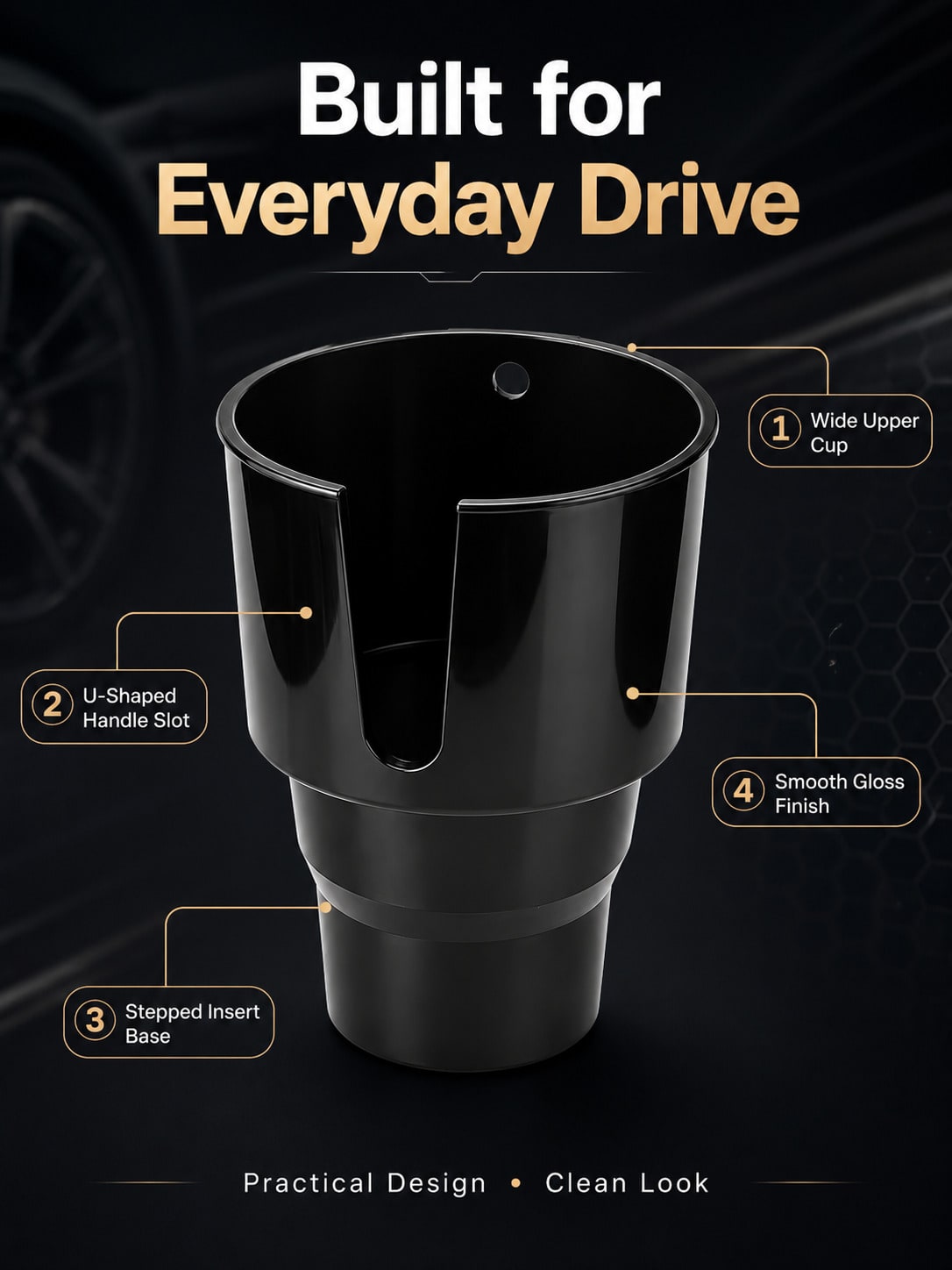 Adapter do rozszerzenia uchwyt – Car Cup Holder Expander recenzja i cena
