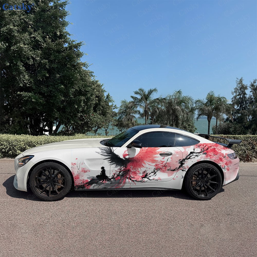 2 szt. Czerwone Naklejki na Bo – Car Accessories Phoenix recenzja i cena