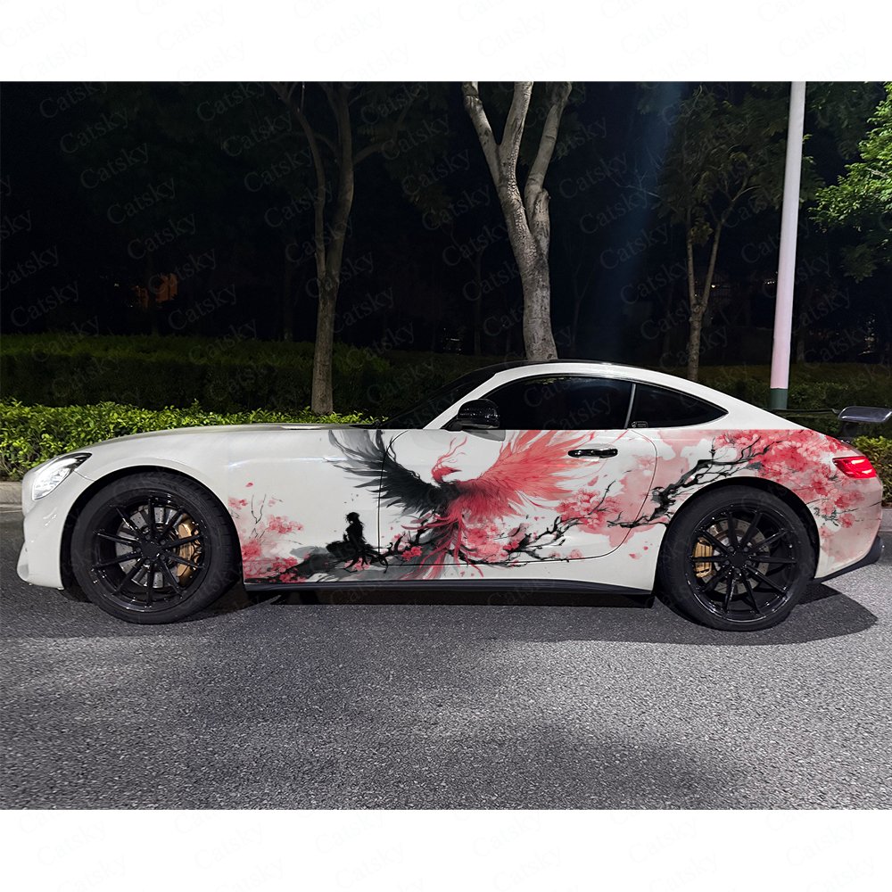 2 szt. Czerwone Naklejki na Bo – Car Accessories Phoenix recenzja i cena