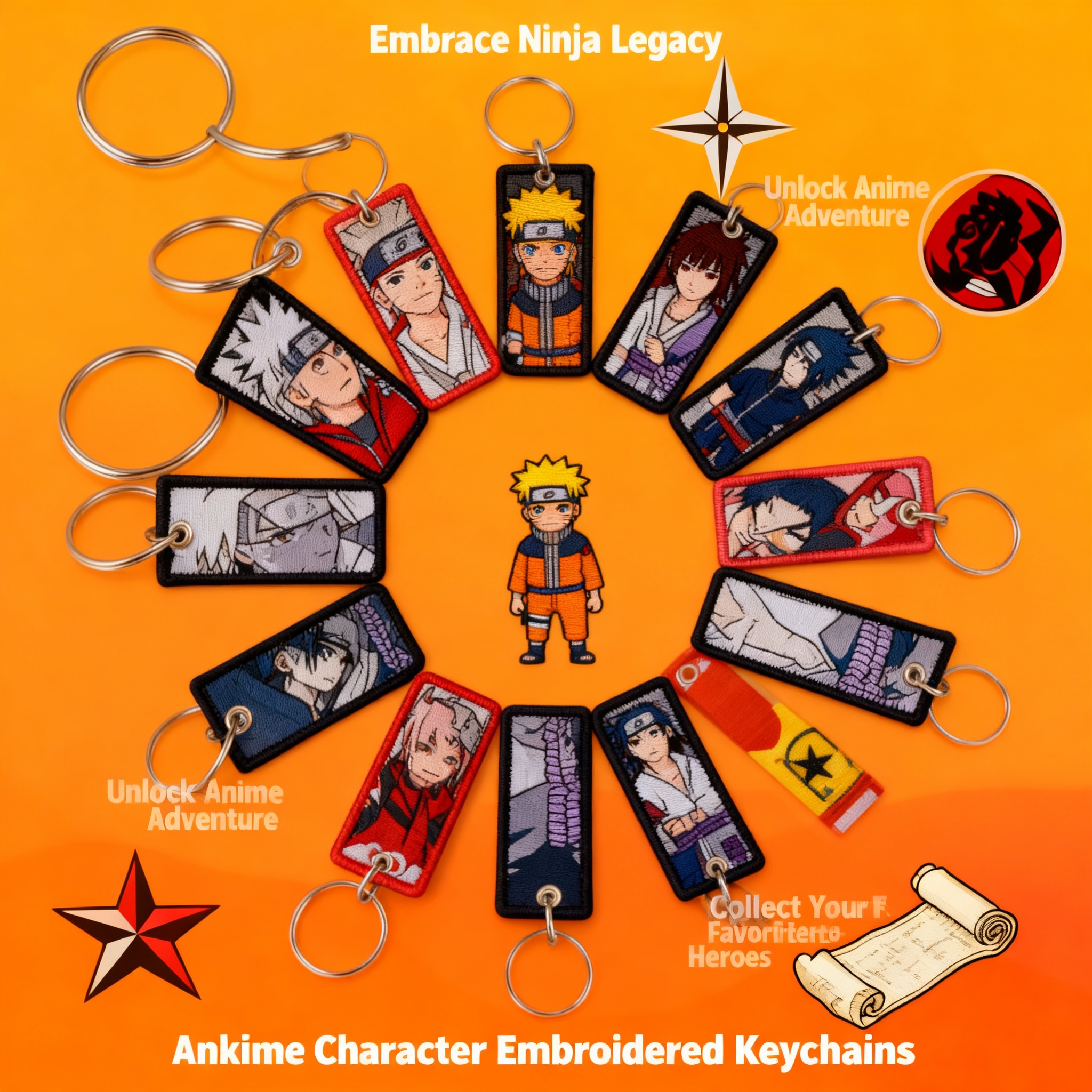Breloczek z haftem anime, zawi – Car Accessories Japanese recenzja i cena