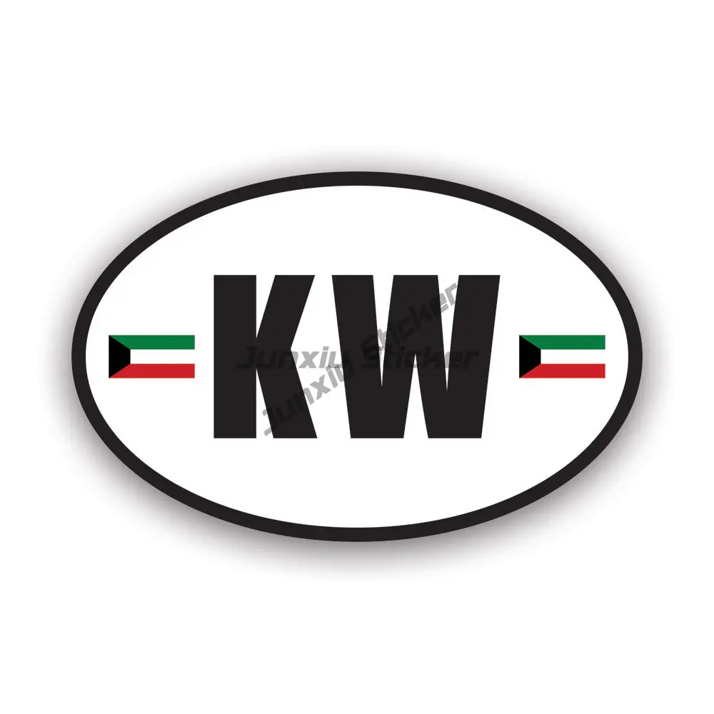 Naklejki PVC z flagą Kuwejtu K – Car Accessories Kuwait recenzja i cena