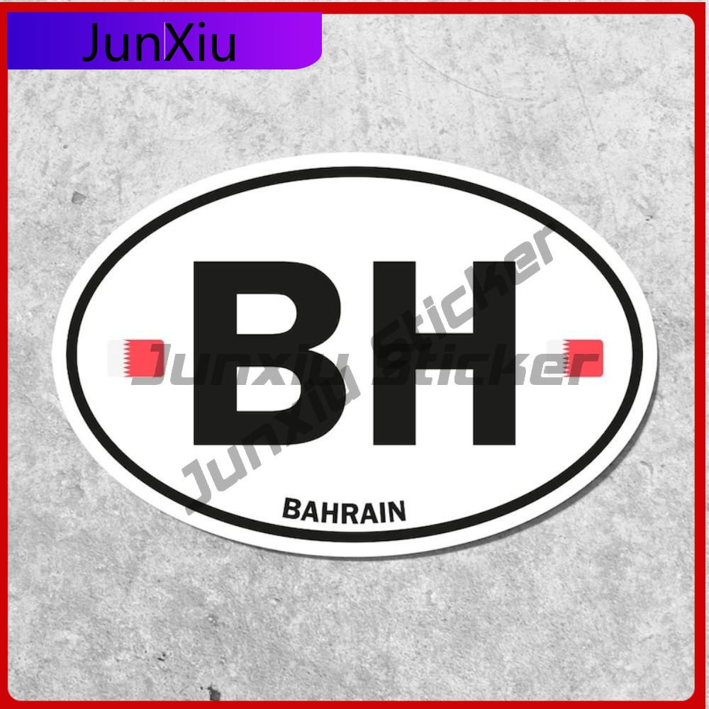 Naklejka z flagą Bahrajnu, owa – Car Accessories Bahrain recenzja i cena
